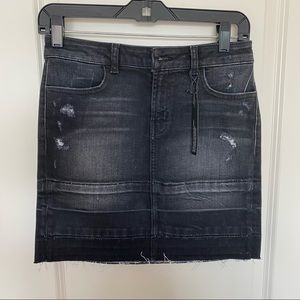 J Brand Lelia mid rise pencil mini skirt